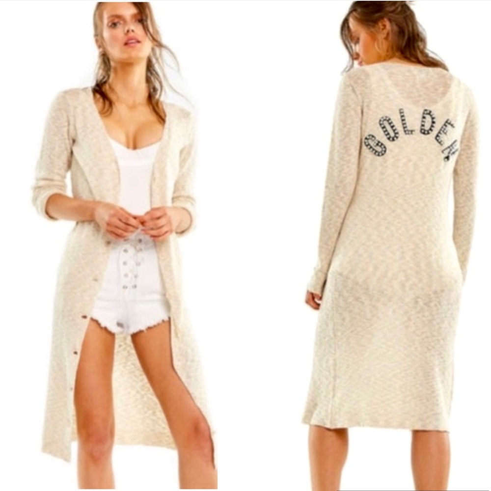 WILDFOX Knit Longline Cardigan
